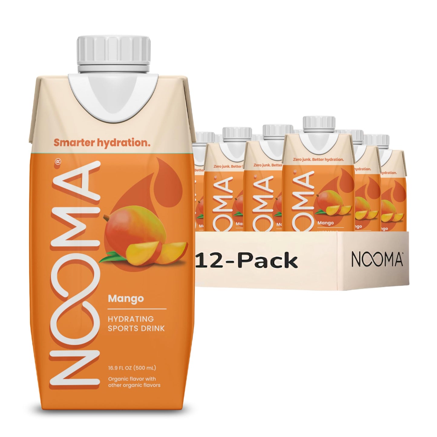 NOOMA - Hydrating Sports Drink - Electrolyte Drink with Organic Coconut Water - Organic & No Added Sugars - Rapid Hydration - 30