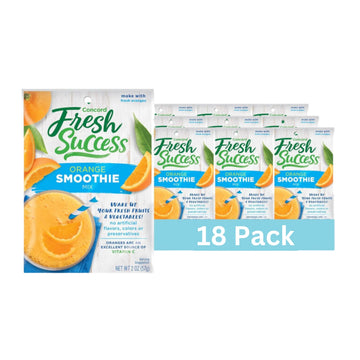 Concord Foods Orange Smoothie Mix - Citrus Flavor with No Artificial Flavors, Colors, or Preservatives - Ideal Fresh Fruit Smoot