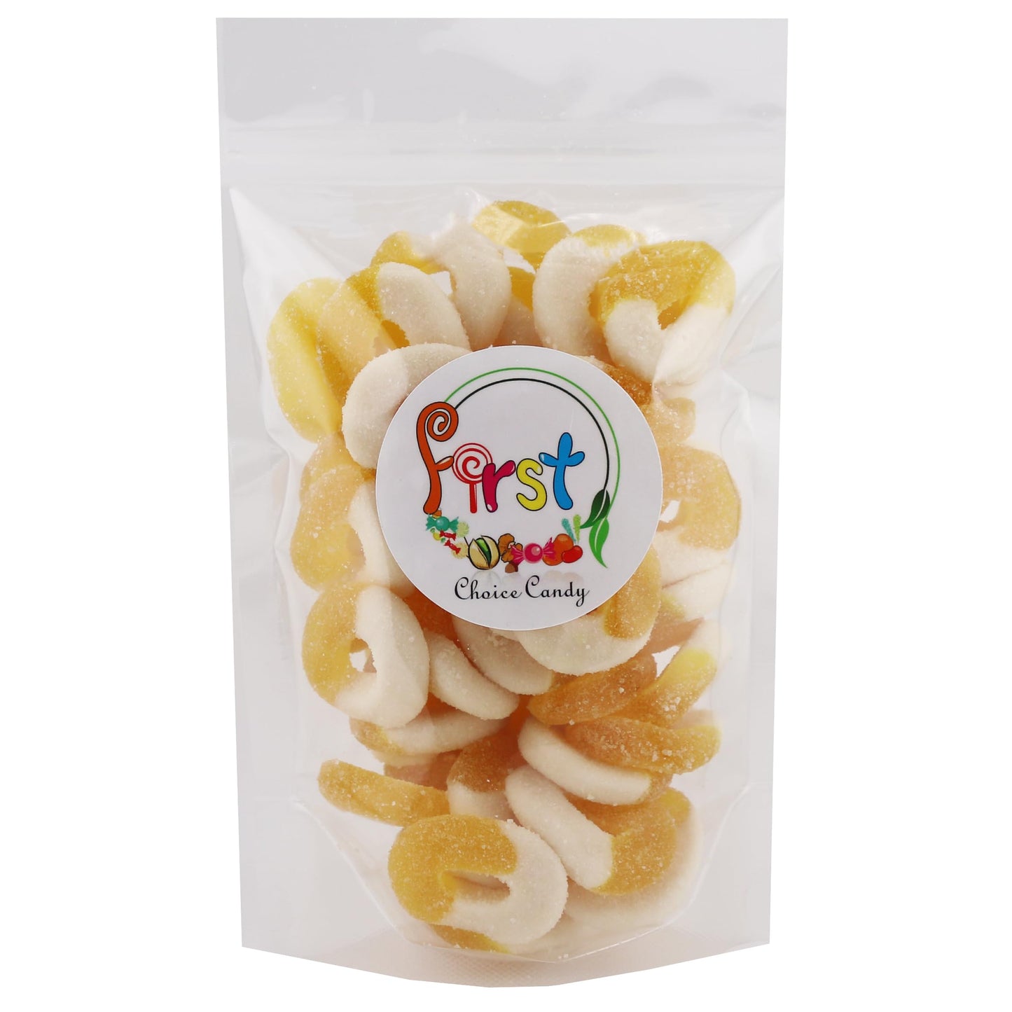 Firstchoicecandy Gummy Rings (2 Pound (Pack Of 1), Pineapple)
