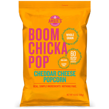 Angie'S Boomchickapop Cheddar Cheese Popcorn, 4.5 Oz