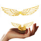 XQNRWYTU Golden Wings Chocolate Decor - 50 PCS Wafer Cupcake Toppers, Paper, Style2, Model CB-50