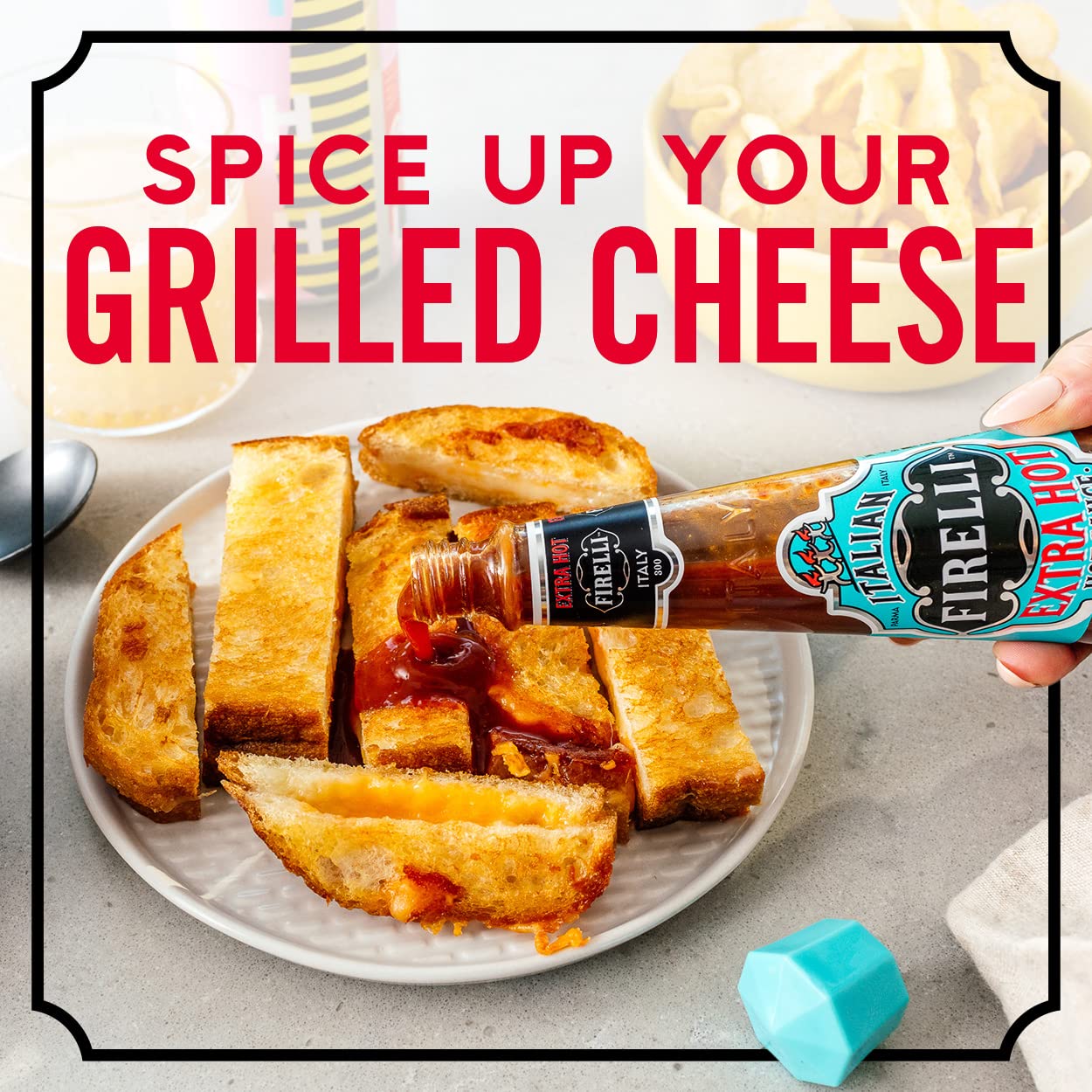 FIRELLI Extra Hot Italian Hot Sauce | 5oz Bottle (Pack of 1) | Perfect Added Kick for Wings or Pizza | Hottest Italian Hot Sauce, Gluten Free, Keto, Made in Italy With Calabrian Chili Peppers