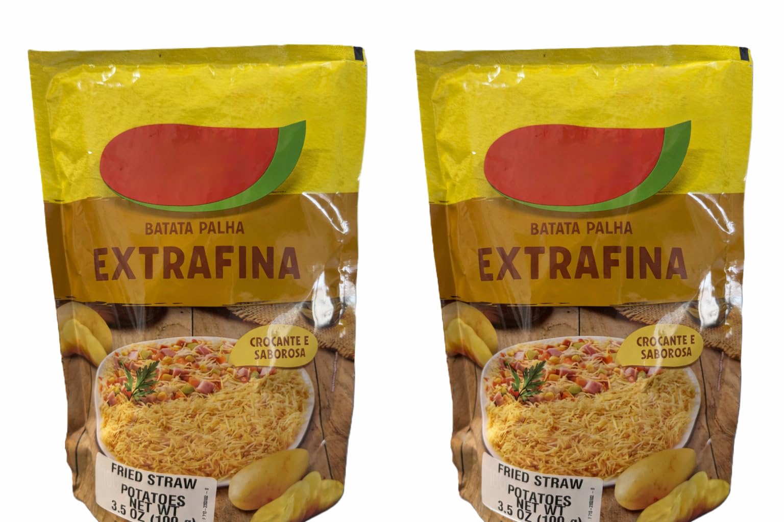 Yokii Batata Palha Extrafina - Fried Straw Potatoes - 3.5 oz/100g - 2 PACK