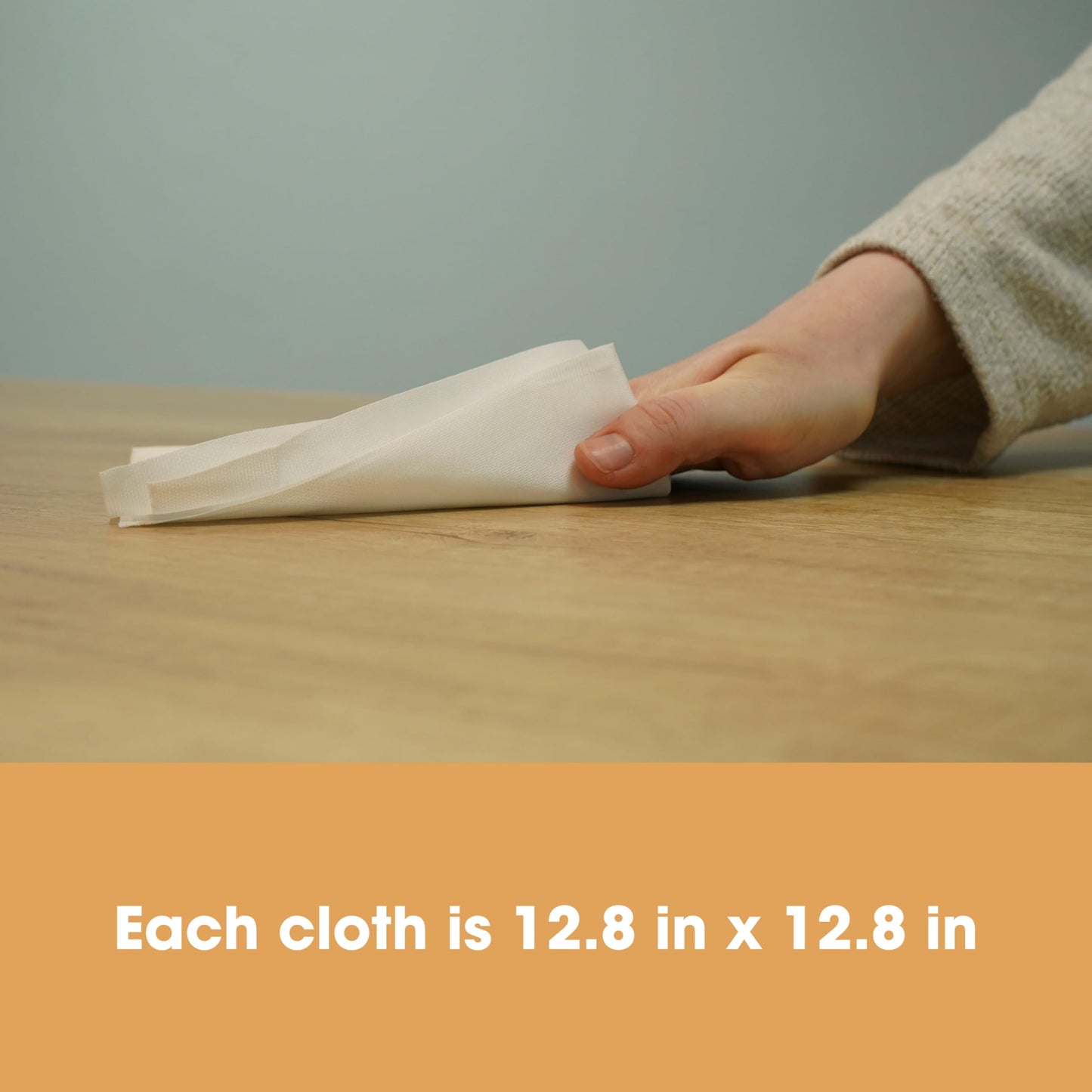 Furniture Clinic Lint Free Cotton Cloths  Eco-Friendly And Reusable Multi-Purpose Application Rags  For Furniture, Home, And Off