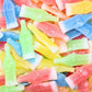 Grandys Candys Vintage Wax Bottle Candy Drinks Filled With Flavored Syrups (Cherry, Orange, Lemon, Blue Raspberry, And Green App