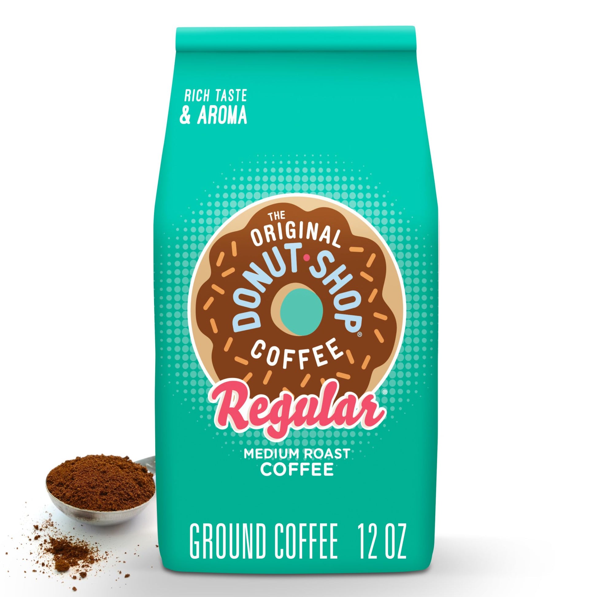 The Original Donut Shop Coffee  Regular  Medium Roast  Ground Coffee  12 oz Bag