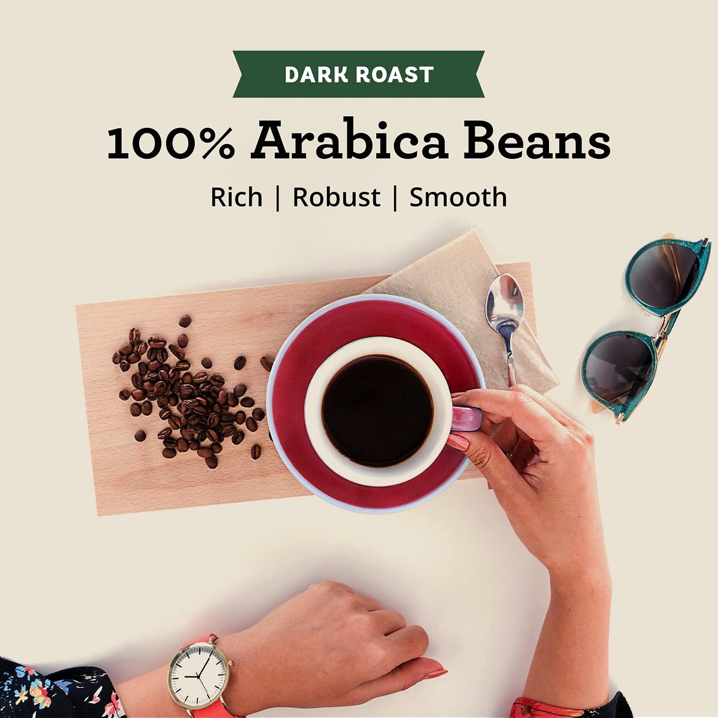 Seattles Best Coffee K-Cup Pods Variety Pack, Dark & Medium Roast, 40 Pods (4 Boxes), 100% Arabica, Compatible with Keurig malt-inspired