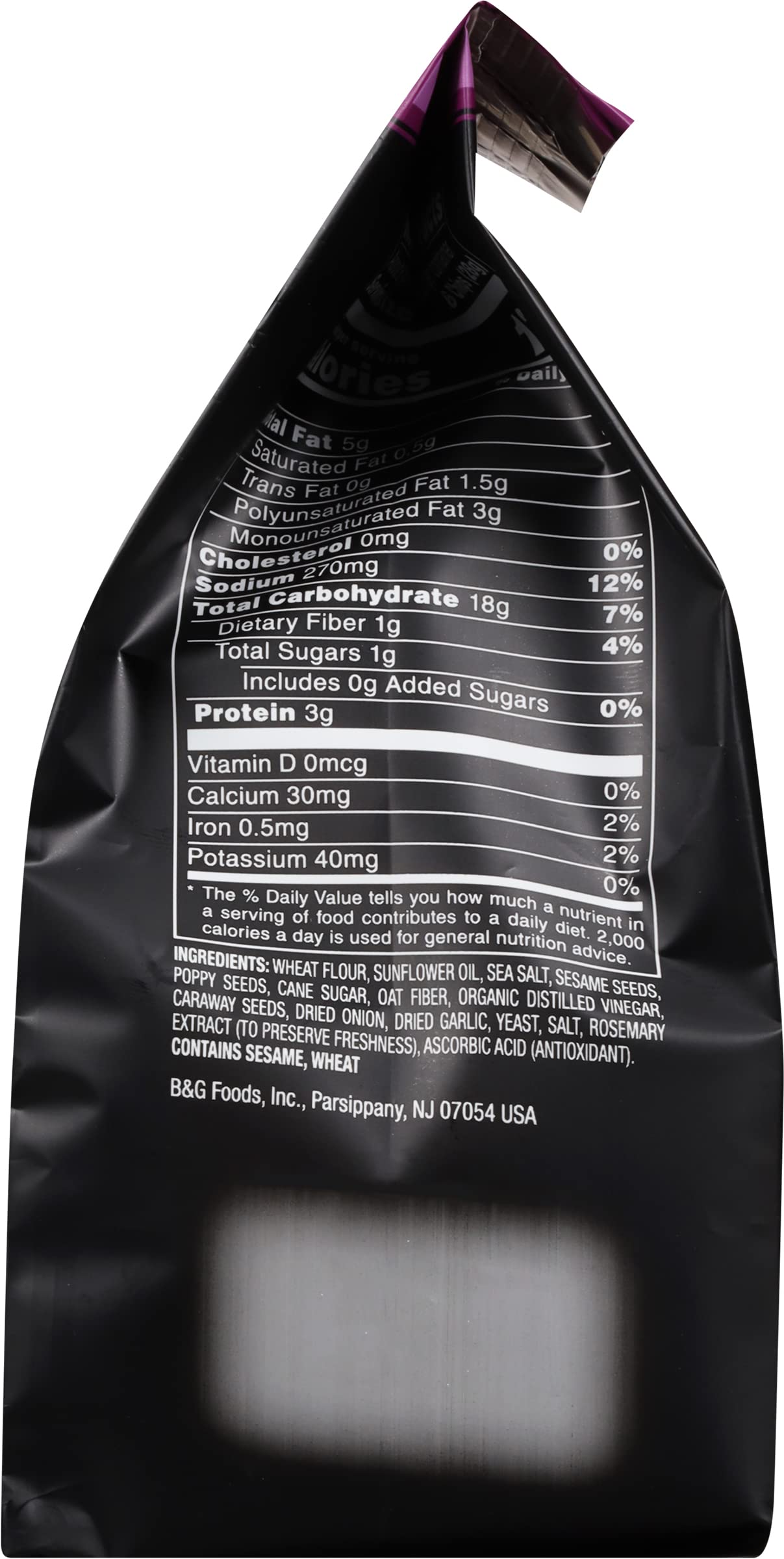 New York Style Bagel Crisps, Everything, 6 Ounce