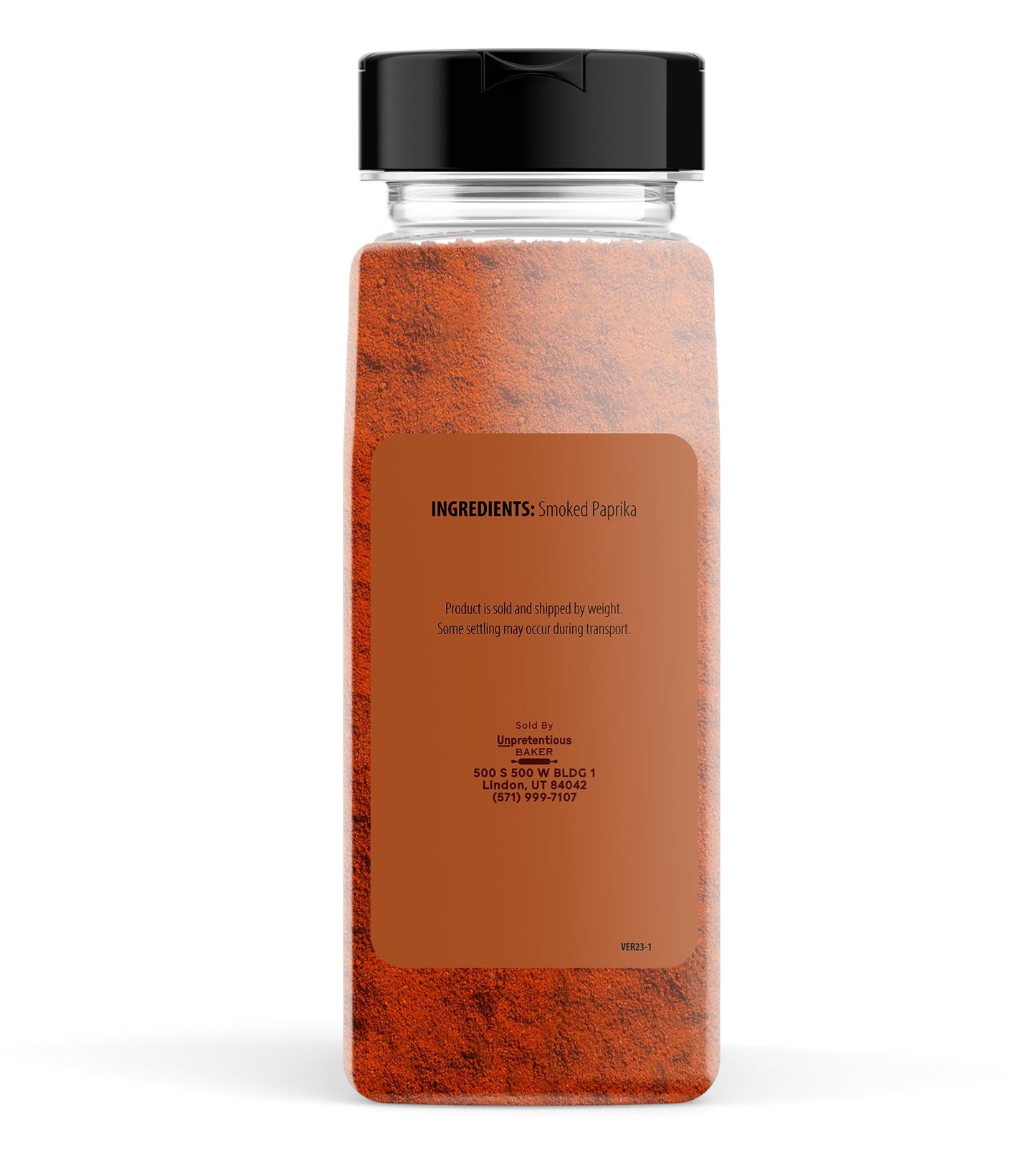 Unpretentious Smoked Paprika Ground Spice, 1 lb, Strong & Smoked Flavor