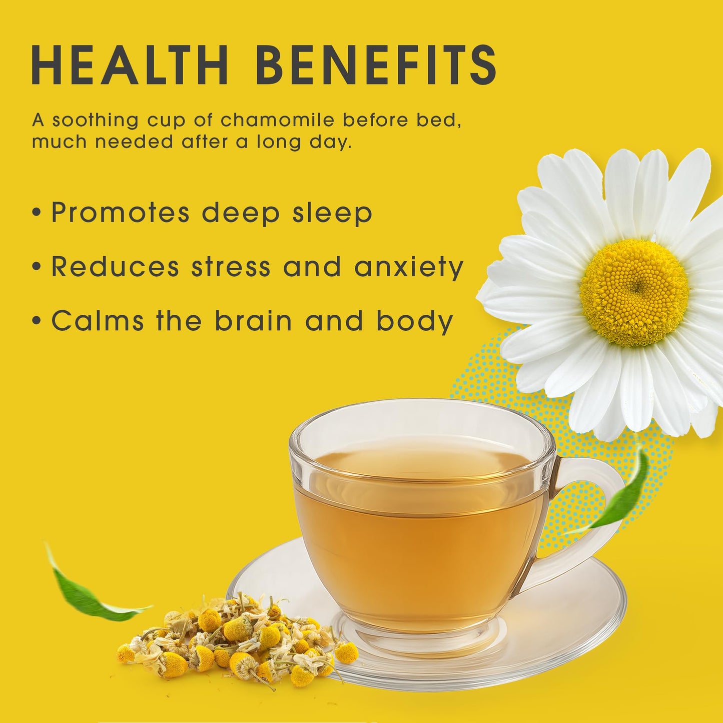 Teabox Enhanced Darjeeling Green Tea With Chamomile Flowers | 100% Whole Leaf & 0% Bitterness | Green Tea From The Himalayas | 100 Tea Bags (Low Caffeine)
