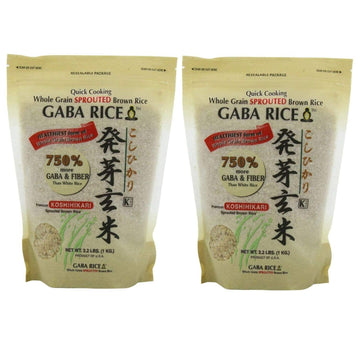 GABA - Sprouted Brown Rice 2.2LB 2 Packs in Sprout Talk's Package