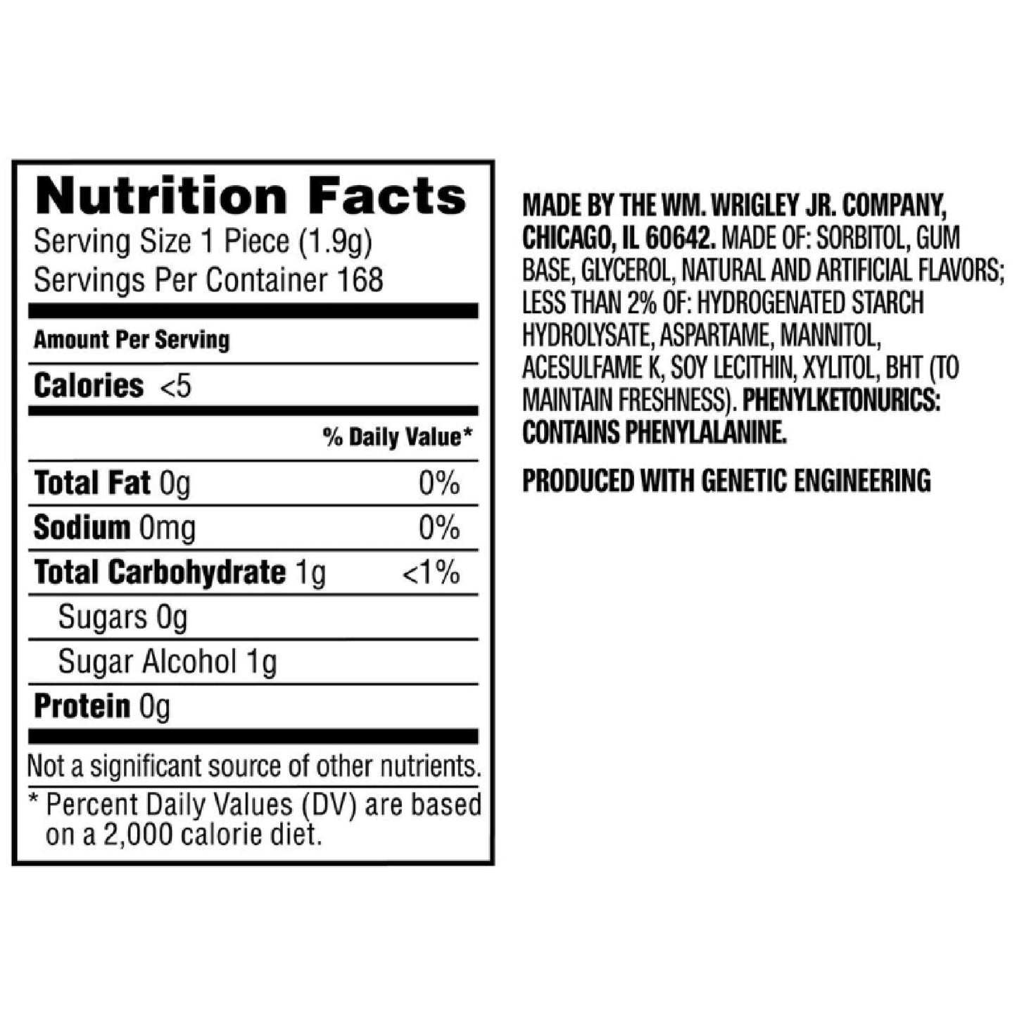 Orbit Wintermint Gum, 13.6 Oz, Box Of 12