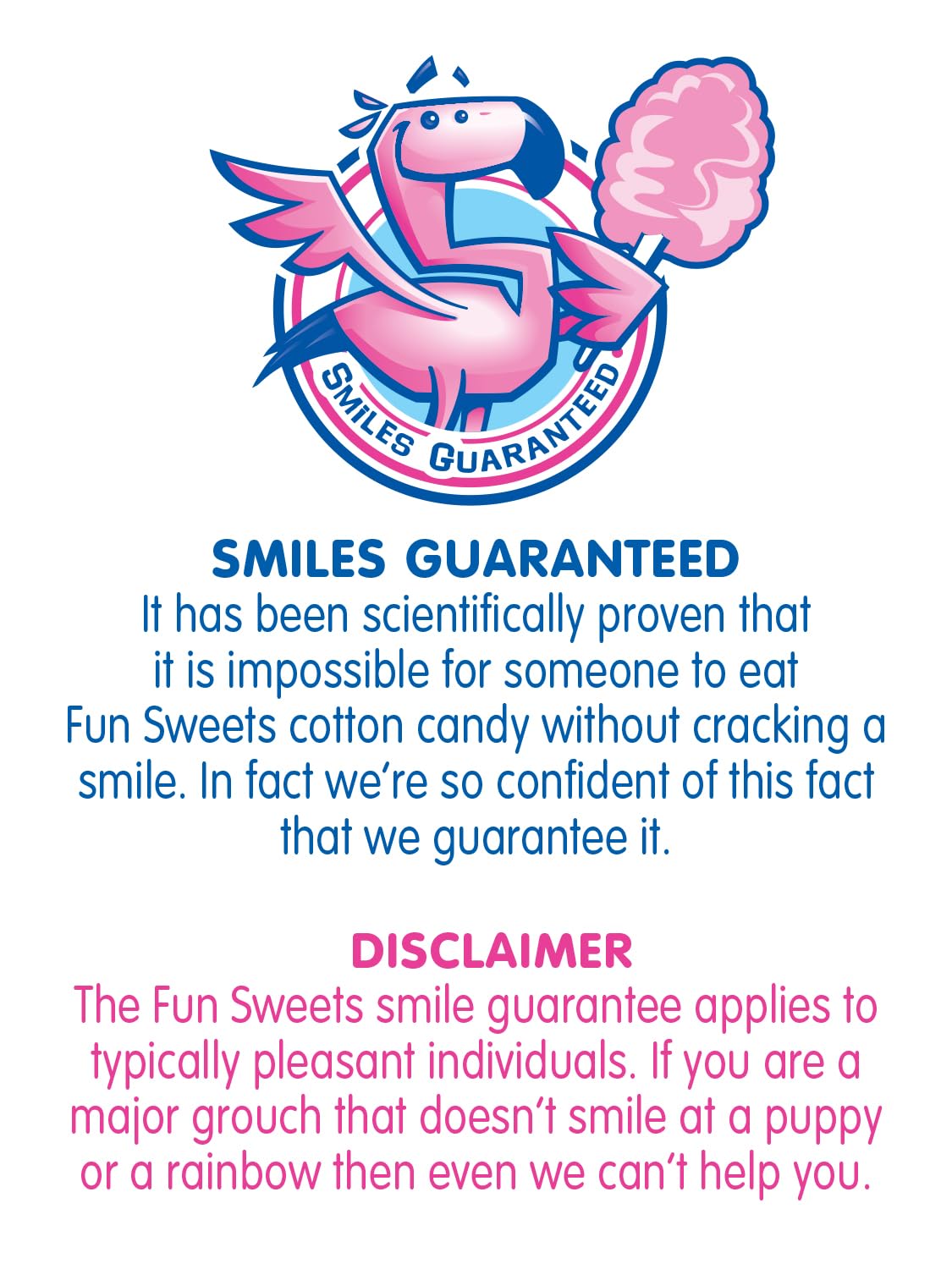 Fun Sweets Cotton Candy 6-Pack - Blue Raz And Cherry Swirl Flavor Cottoncandy In 1.5 Oz Tubs - Individual Carnival Cotton Candy