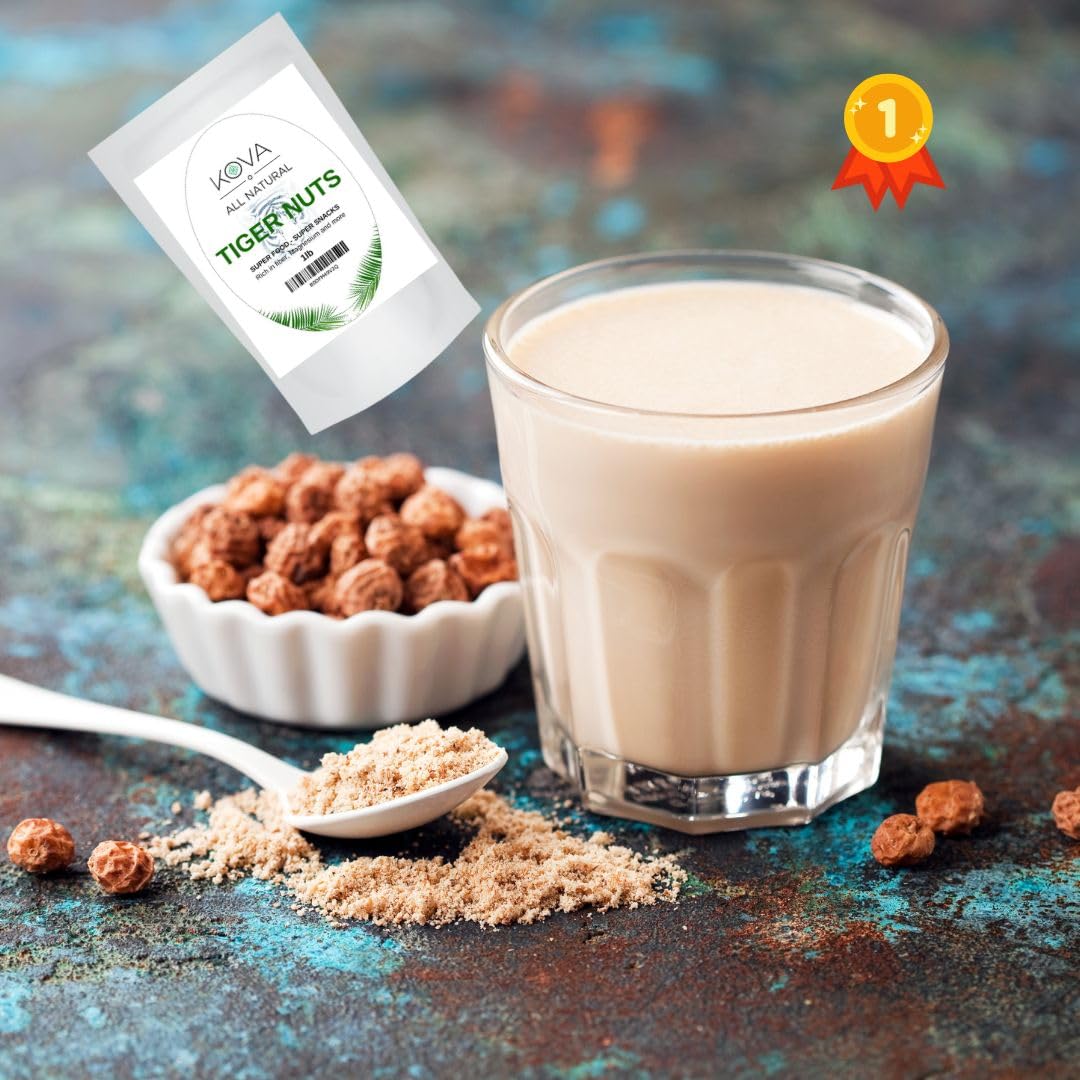 Kovafood Whole Organic Tiger Nuts (16Oz) Super Food. Sundried I Tigernuts I Very Rich In Fiber And Vitamins | Rich Moisture Cont