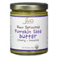 Jiva Organics Raw Sprouted Organic Pumpkin Seed Butter 8-Ounce Jar