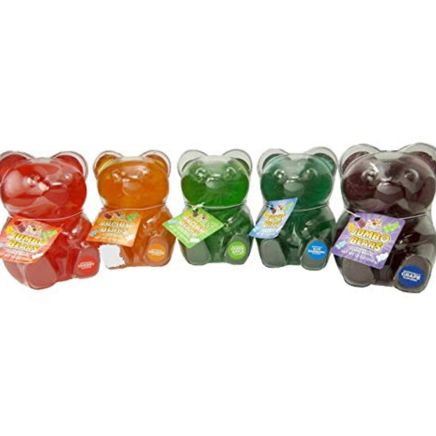 Alberts Big Bite Jumbo Red Cherry Flavored Gummy Bear, 12 Ounce, 4 Inches Tall