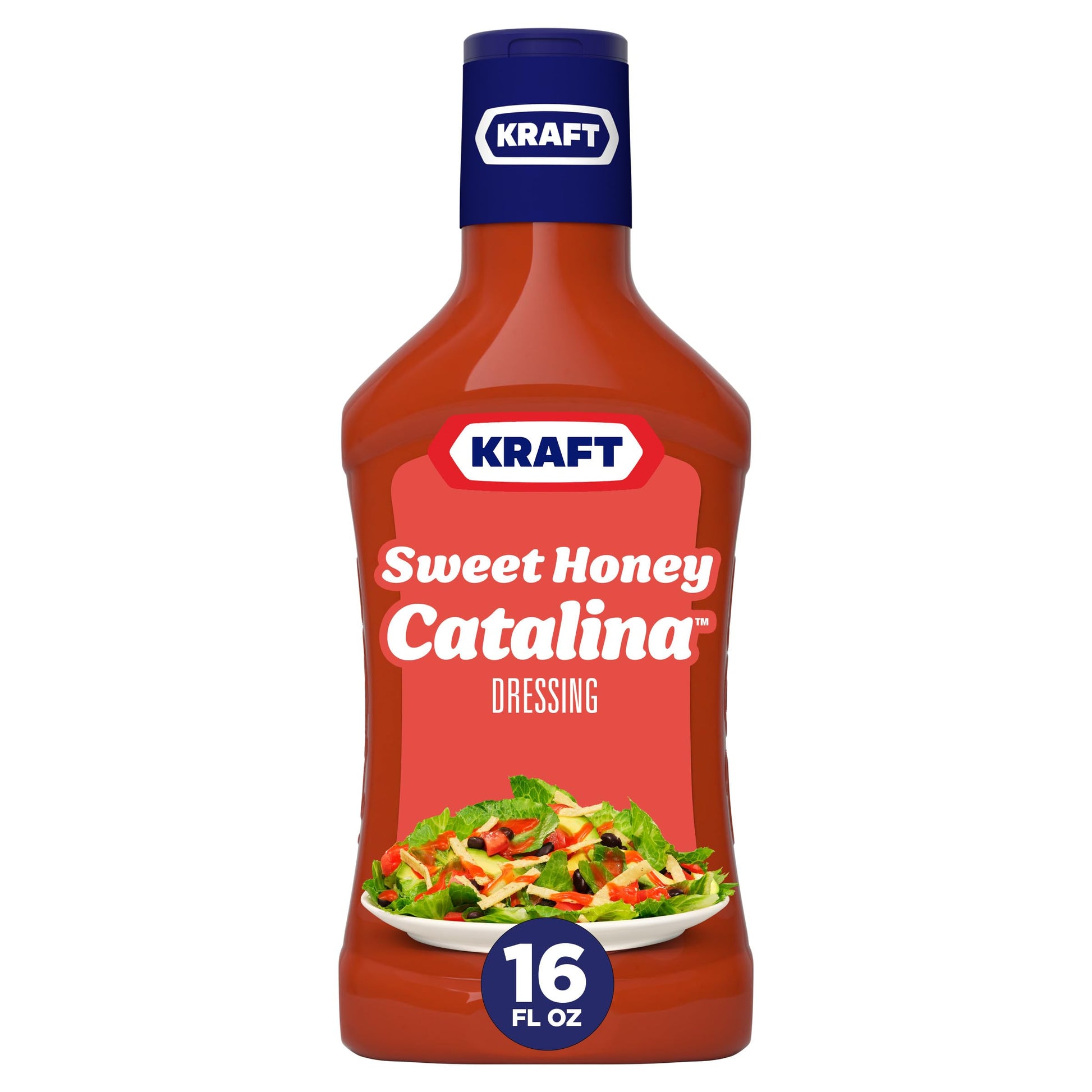 Kraft Catalina Salad Dressing, Sweet Honey, 16 Fl Oz, Pack of 1