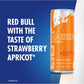 Red Bull Energy Drink Amber Edition, Strawberry Apricot, 80mg Caffeine, 8.4 Fl Oz, 24 Pack (6x4)