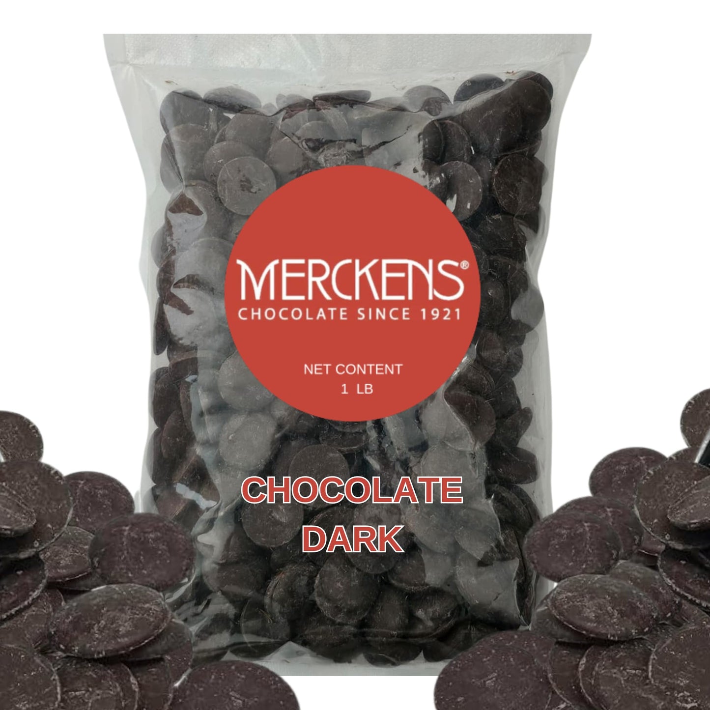 Dark Chocolate Melting Wafers 1Lb - Smooth And Creamy  Perfect For Dipping  Baking  Candy Making  And Decorating Desserts - Ideal For Fountains  Coating  And Molded Chocolates (Dark Chocolate 16Oz)