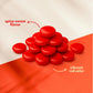Cinnamon Imperials | 1-Pound Bag | Hard Candy | Red Hot Spicy Sweets | Classic Cinnamon Candies