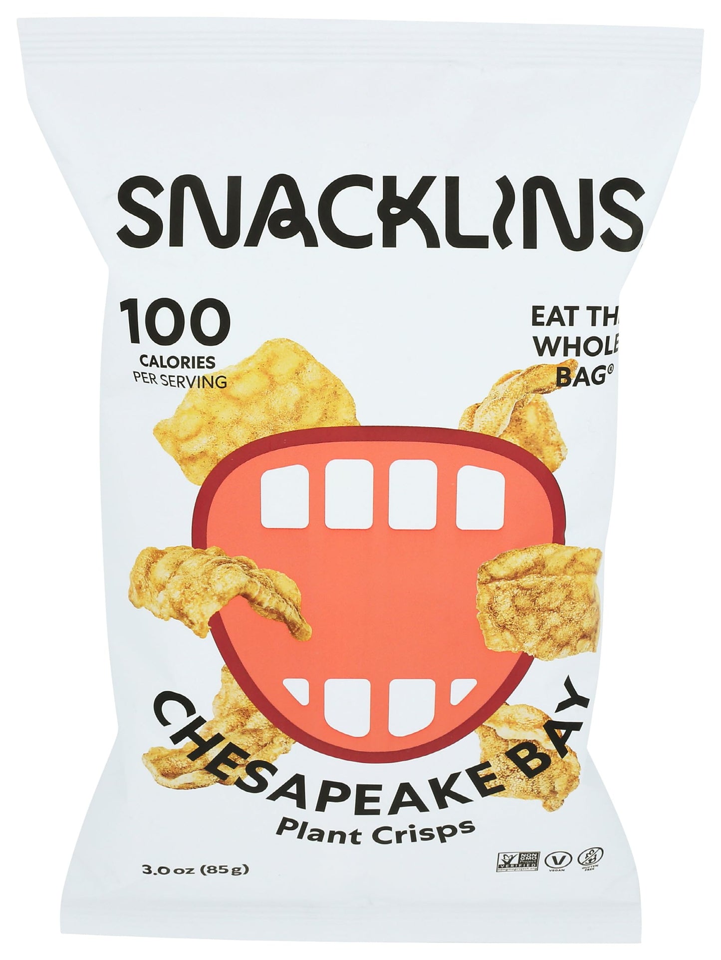 Snacklins Chesapeake Bay Plant Crisps, 3 Oz