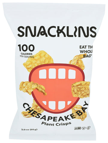 Snacklins Chesapeake Bay Plant Crisps, 3 Oz