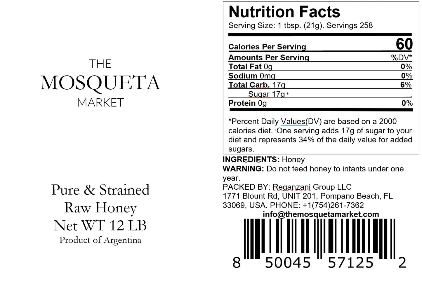 12lb Raw Honey - Pure and strained - 12 lb Honey Pail - 1 gallon bucket - Wholesale Bulk. Baker s. Industry. Light Amber 12 pou