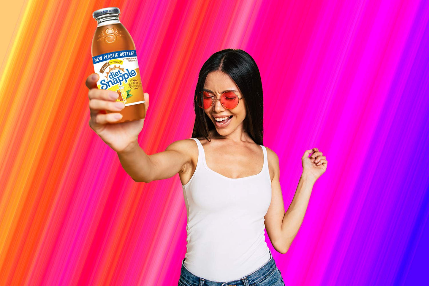 Diet Snapple - Diet Half N' Half - 16 Oz (9 Plastic Bottles)