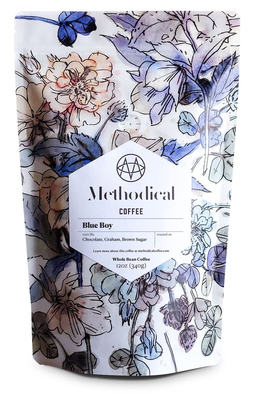Methodical Coffee Blue Boy Whole Bean Coffee 100% Arabica Smooth Roast 12 Oz
