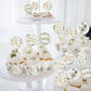 Henoyso 72 Pcs Cupcake Decoration Set Include Cupcake Wrappers And Cupcake Wrapper Toppers Cake Topper For Birthday Party Weddin