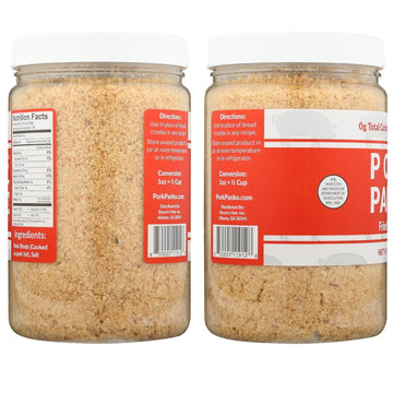 Pork Panko 12Oz Fried Carb Pork Rinds - Pork Rind Crumbs - Pork Panko Crumbs
