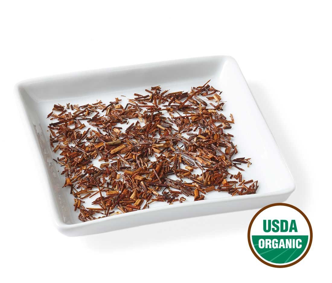 Golden Moon Tea Rooibos Tea - Organic Herbal, Caffeine-Free - 2 Ounce Travel Tin - Non-GMO, Loose Leaf - Model SUVELAM