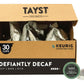 Tayst Coffee Pods, Defiantly Decaf Dark Roast, K Cups Compatible with Keurig Coffee Maker, Sustainable Single Serve, Pack of 30