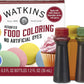 Watkins Assorted Food Coloring, 1 Each Red, Yellow, Green, Blue, Total Four 0.3 oz bottles, 4 Count (Pack of 6)