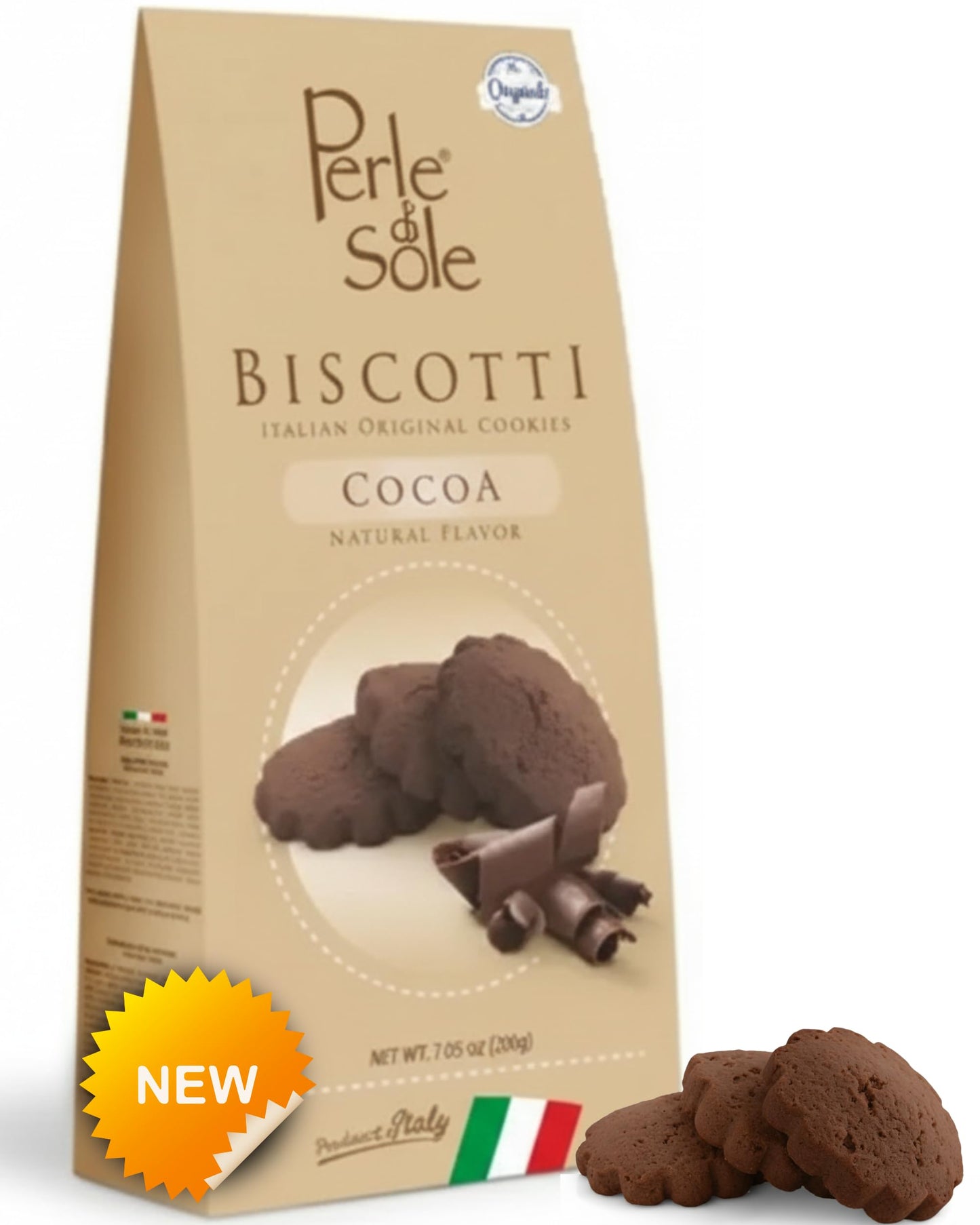 Perle di Sole Chocolate Shortbread Cookies — Italian Biscotti