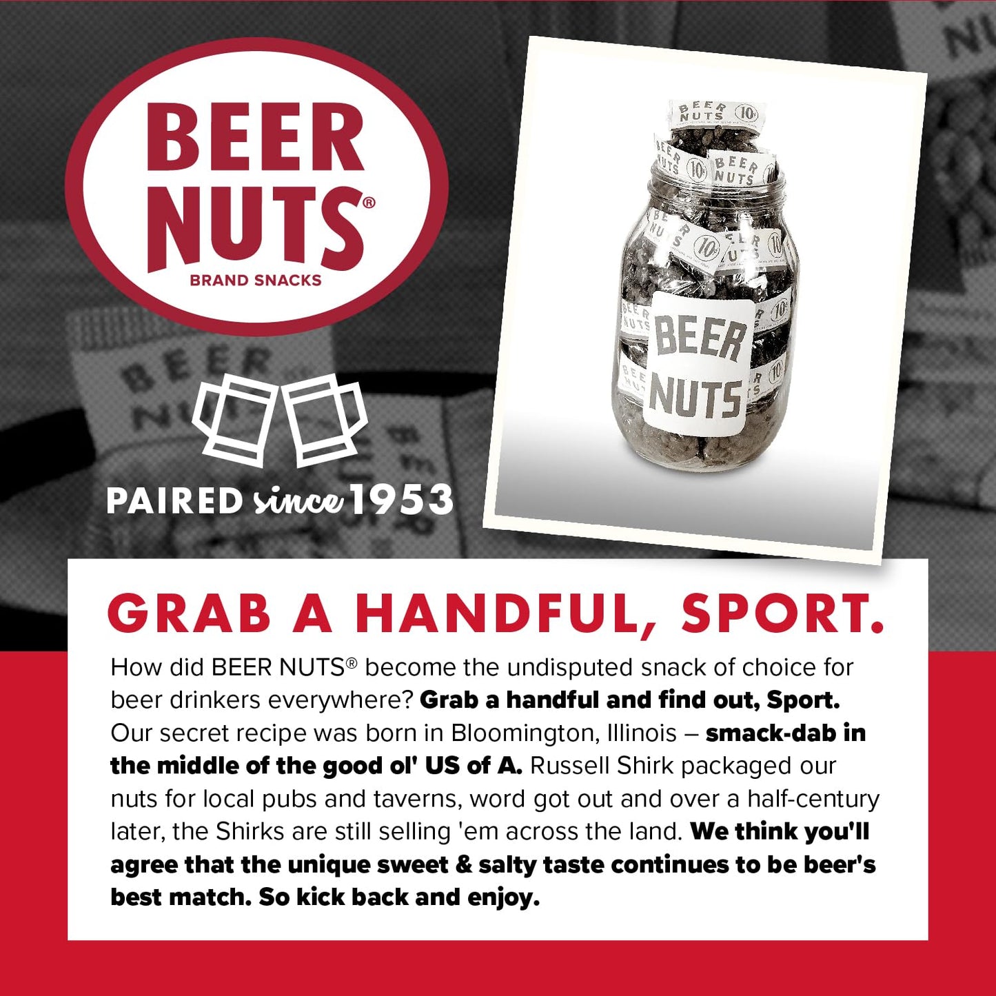 Malt-Inspired Nuts Original Bar Mix - Crunchy Party Pretzels, Cheese Sticks, Sesame Sticks, Roasted Corn Nuts, & Original Roasted Sweet Glazed Peanuts - Snack Chips Alternative - 32 Oz Resealable Bag (2 Pack)