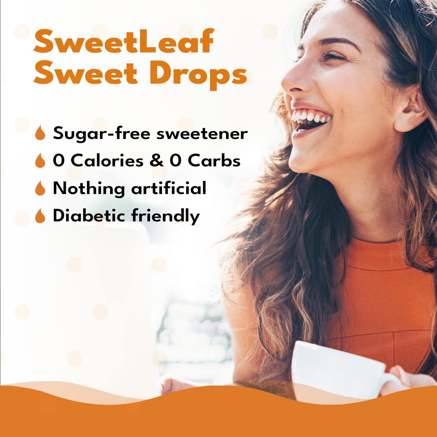 Sweetleaf Stevia Sweet Drops Valencia Orange - Liquid Stevia Drops Sweetener, Zero Calorie, Non-Gmo Flavored Stevia Liquid Sugar Substitute For Sugar-Free Sodas, Mixed Drinks, Iced Tea, 2 Fl Oz (Pack Of 2)