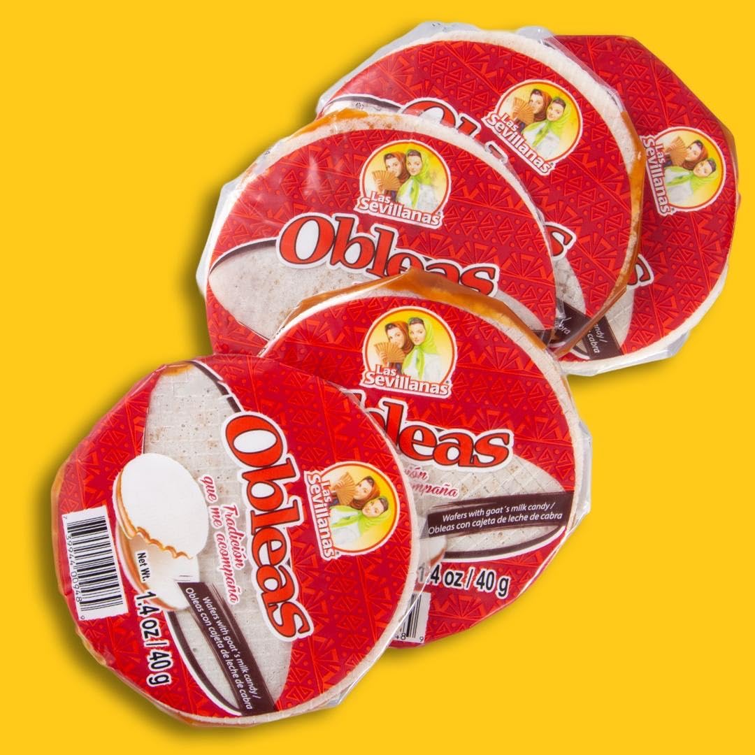 Obleas With Cajeta Family Display Pack 20 Pieces Las Sevillanas