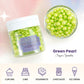 Dazzjoy Edible Green Pearl Sprinkles, Mix Size, 130G/4.58Oz, Cupcake Toppers, Cake Decorations, Ice Cream, Easter, Wedding Party