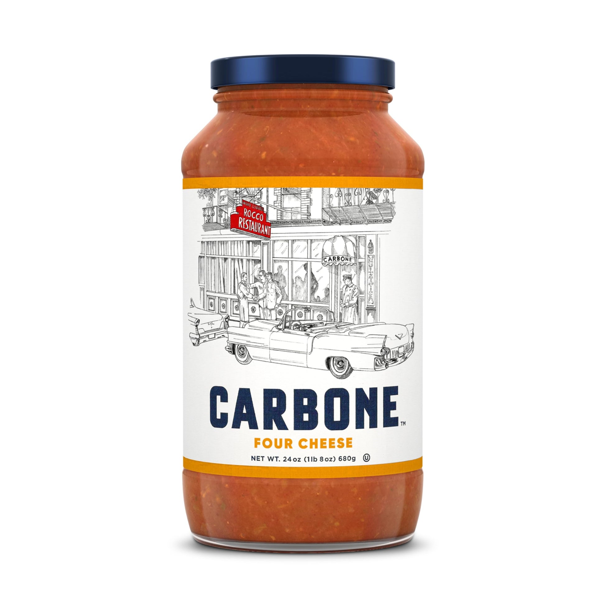 CARBONE Four Cheese Pasta Sauce, 24 OZ
