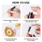 Edible Paint Pen 6 Colors Metallic Edible Markers Food Coloring Pen Shiny Food Glitter Paint For Cookies Decorating Fondant Icin