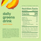 BE AMAZING Peach Mango Greens Drink - 10 Organic Fruits & Veggies, 12 oz (Pack of 8), Low Sugar, Vegan, Gluten Free, 25 Calories