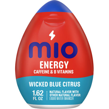 Mio Energy Liquid Water Enhancer, Wicked Blue Citrus Flavor, 1.62 Fl Oz, 20-Pack