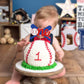 Gyufise 1 Pack Baseball One Cake Topper Baseball 1St Birthday Cake Topper Decorations Baseball 1St Birthday Decorations For Spor