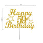 59 Birthday Cake Topper Gold Glitter, Party Decoration Ideas, Premium Quality, Sturdy Doubled Sided Glitter, Acrylic Stick. Made