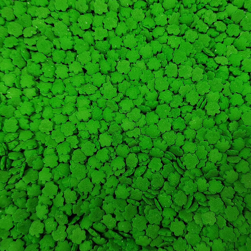Homankit Edible Green Sprinkles St. Patrick's Day Themed Sprinkle for Cake Decorating Baking Cupcake Toppers Cookie Decorating I