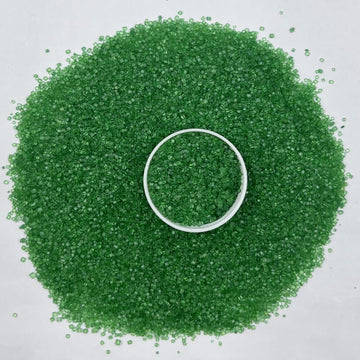 Senchanting Christmas Green Sanding Sugar Sprinkles, Edible Crystal Christmas Green Sanding Candy Sugar For Cake Decorating Wedd