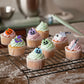 Edible Halloween Cake Decorations  27 Count Royal Icing Toppers for Cakes  Cookies  Cupcakes - Pumpkin  Ghost  Witch Hat  cutting tool  Axe Icing Decoration - Spooky Baking Supplies for Halloween Party