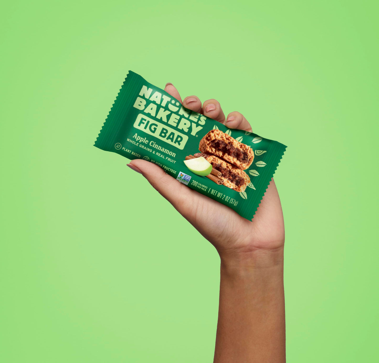 Natures Bakery Fig Bars, Apple Cinnamon, 2 Oz, 6 Ct