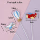 Ercadio 6 Pack Airplane Cake Toppers 2D Hot Air Balloons Cake Picks Baby Shower Boys Girls Birthday Party Cake Decorations Suppl